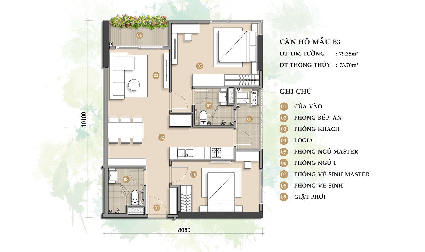  CĂN HỘ MẪU B3